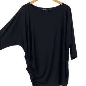 IMAN Women's Elegant Black Blouse